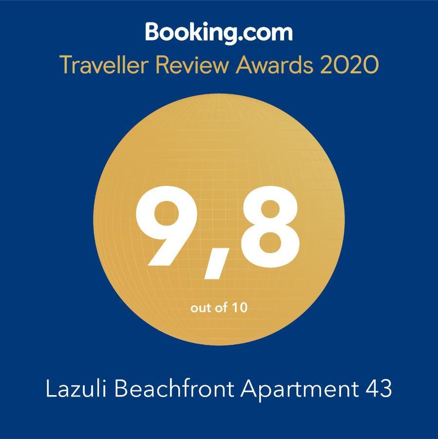 Lazuli Sea View Beachfront Ap 43 لارنكا المظهر الخارجي الصورة